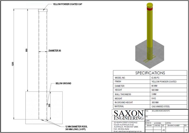 Bollards IG-90-PC