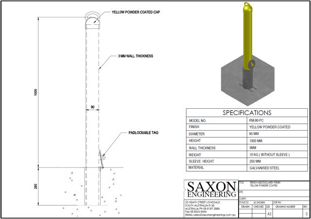 Bollards RM-90-PC